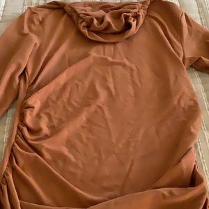 Long sleeve turtleneck shirt.